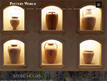 Tablet Screenshot of potteryworld.com