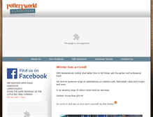 Tablet Screenshot of potteryworld.co.nz